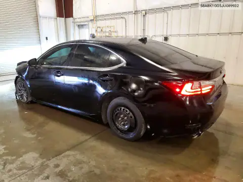 58ABK1GG5JU089932 — 2018 Lexus ES, photo 2 from Copart, Front end