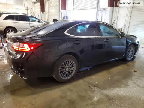 58ABK1GG5JU089932 — 2018 Lexus ES, photo 3 from Copart, Front end