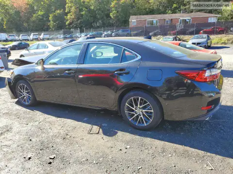 58ABK1GG9JU084149 — 2018 Lexus ES, photo 2 from Copart, Front end