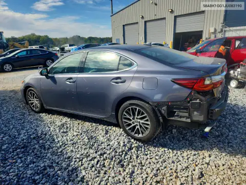 58ABK1GG1JU083190 — 2018 Lexus ES, photo 2 from Copart, Rear end