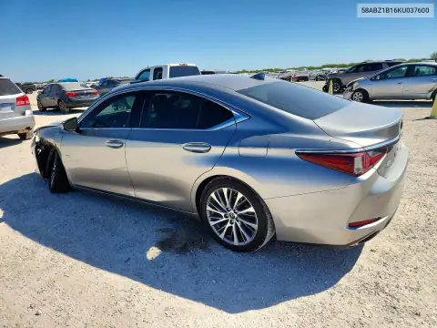 58ABZ1B16KU037600 — 2019 Lexus ES, zdjęcie 2 z Copart, Przód