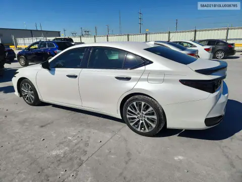 58AD21B10LU008785 — 2020 Lexus ES, photo 2 from Copart, Undercarriage damage