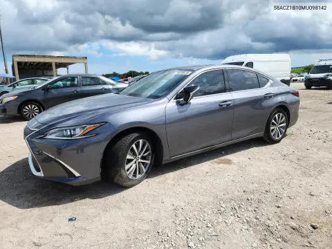 2021 Lexus Es 350 Base VIN 58ACZ1B10MU098142 фото 1
