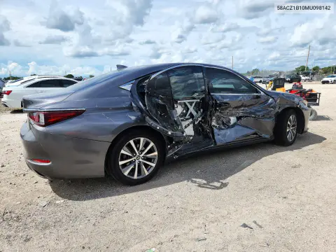 2021 Lexus Es 350 Base VIN 58ACZ1B10MU098142 фото 3