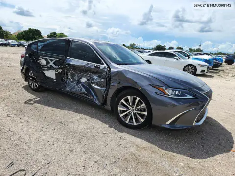 2021 Lexus Es 350 Base VIN 58ACZ1B10MU098142 фото 4