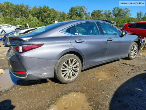 2021 Lexus Es 250 Base VIN 58AD11D19MU005529 фото 3
