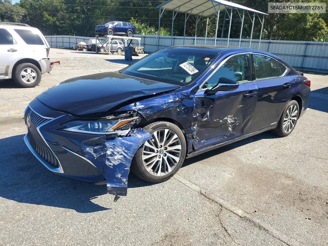 2021 Lexus Es 300H VIN 58ADA1C15MU012785 фото 1