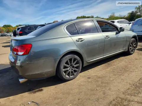 JTHCH96S560020335 — 2006 Lexus GS, фото 3 с аукциона Copart, Передняя часть