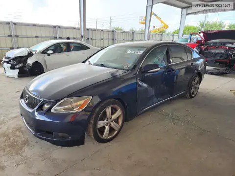JTHBE96S070024671 — 2007 Lexus GS, Боковая часть, фото до ремонта
