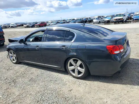 JTHBE96S570019112 — 2007 Lexus GS, фото 2 с аукциона Copart 20.10.2026, Передняя часть