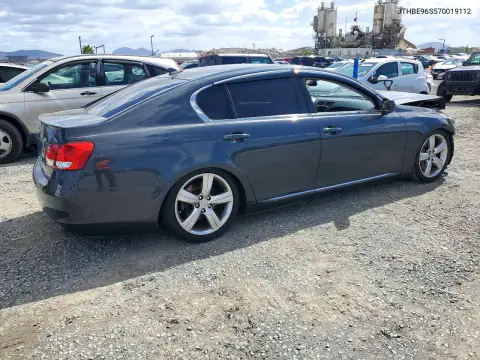 JTHBE96S570019112 — 2007 Lexus GS, фото 3 с аукциона Copart 20.10.2026, Передняя часть