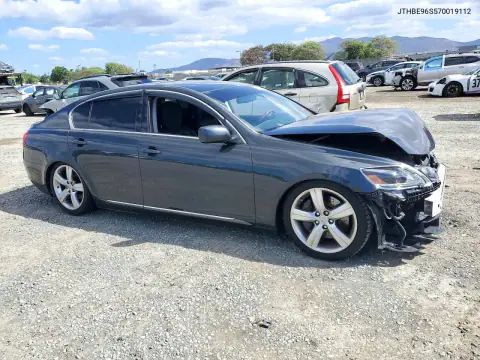 JTHBE96S570019112 — 2007 Lexus GS, фото 4 с аукциона Copart 20.10.2026, Передняя часть