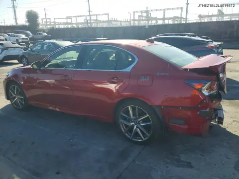 2020 Lexus Gs 350 F Sport VIN JTHEZ1BL2LA019512 фото 2