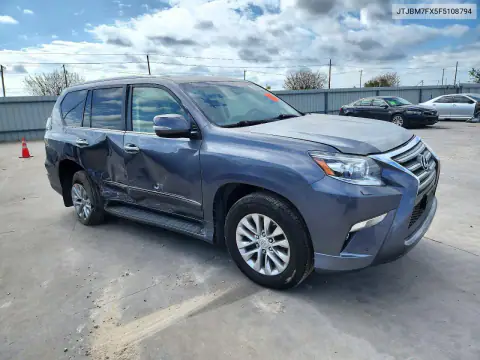 JTJBM7FX5F5108794 — 2015 Lexus GX, photo 4 from Copart, Side