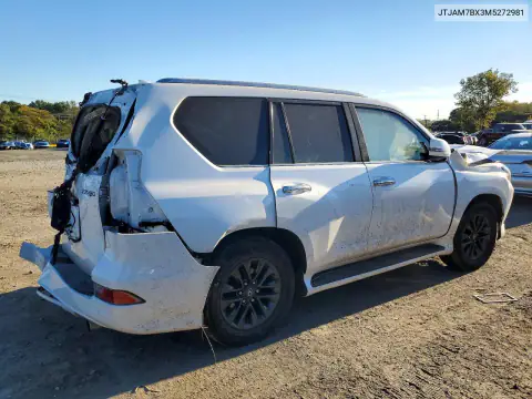JTJAM7BX3M5272981 — 2021 Lexus GX, photo 3 from Copart, Rollover