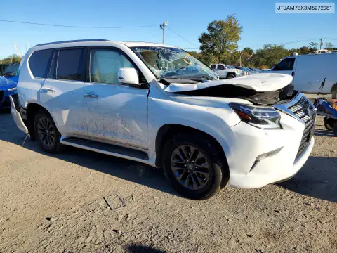 JTJAM7BX3M5272981 — 2021 Lexus GX, photo 4 from Copart, Rollover