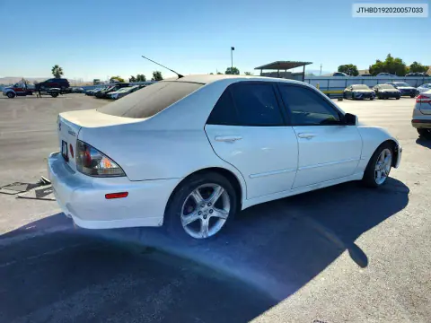 2002 Lexus Is 300 Base VIN JTHBD192020057033 фото 3