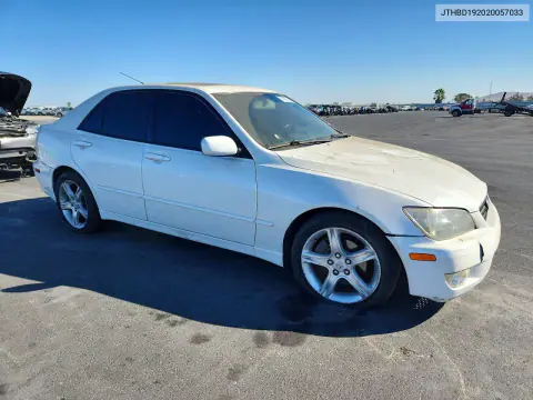 2002 Lexus Is 300 Base VIN JTHBD192020057033 фото 4