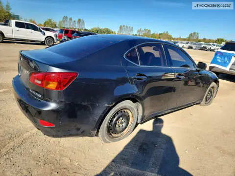 JTHCK262865005257 — 2006 Lexus IS, фото 3 с аукциона Copart 20.10.2026, Подтопление