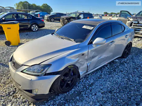 JTHBE262665002652 — 2006 Lexus IS, Боковая часть, фото до ремонта