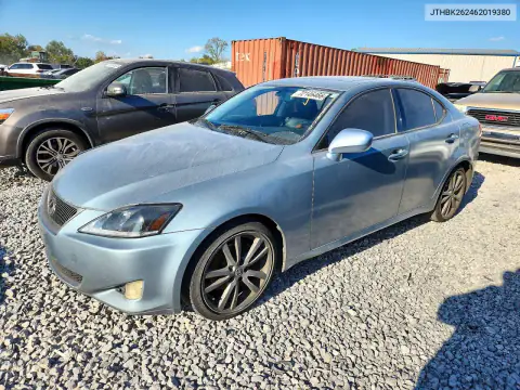JTHBK262462019380 — 2006 Lexus IS, Передняя часть, фото до ремонта