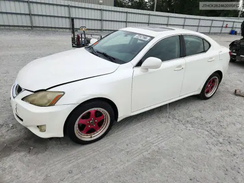 JTHCK262462005032 — 2006 Lexus IS, Передняя часть, фото до ремонта