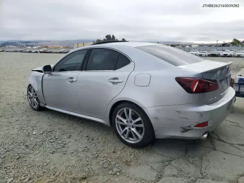 2006 Lexus Is 350 VIN JTHBE262165009282 фото 2