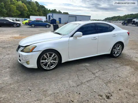 JTHBE262472012986 — 2007 Lexus IS, Передняя часть, фото до ремонта