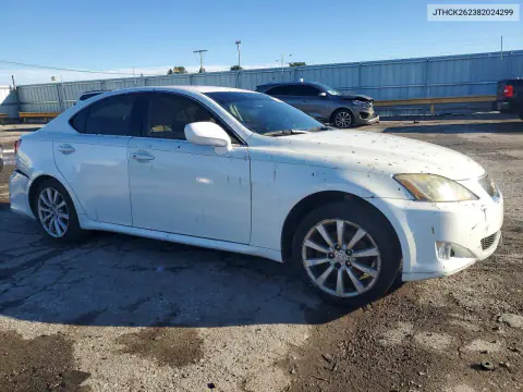 2008 Lexus Is 250 VIN JTHCK262382024299 фото 4