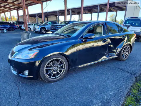 JTHCF5C28A5039735 — 2010 Lexus IS, Боковая часть, фото до ремонта