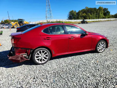 2011 Lexus Is 350 VIN JTHCE5C24B5001214 фото 3