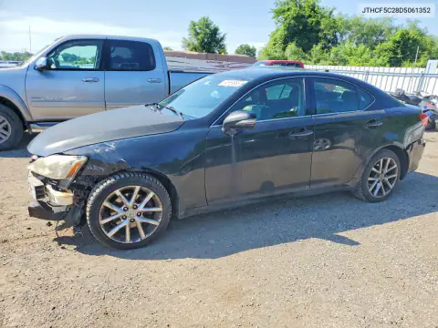 JTHCF5C28D5061352 Lexus IS 2013 — daño Daños en los bajos, foto antes de reparar