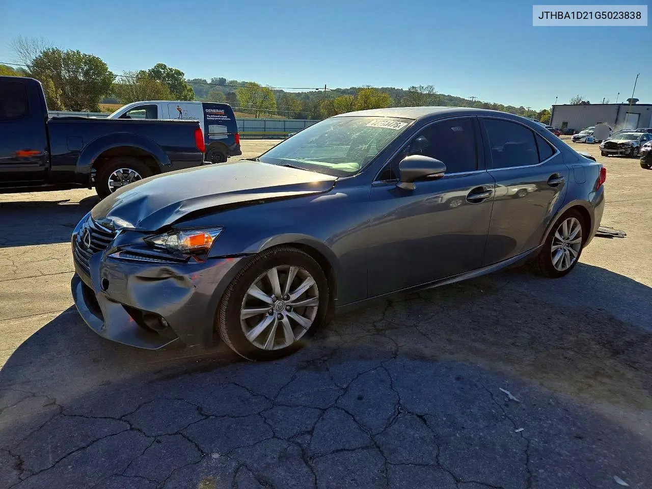 JTHBA1D21G5023838 Lexus IS 2016 — Front end damage, before-repair photo