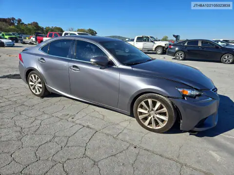 JTHBA1D21G5023838 — 2016 Lexus IS, photo 4 from Copart, Front end