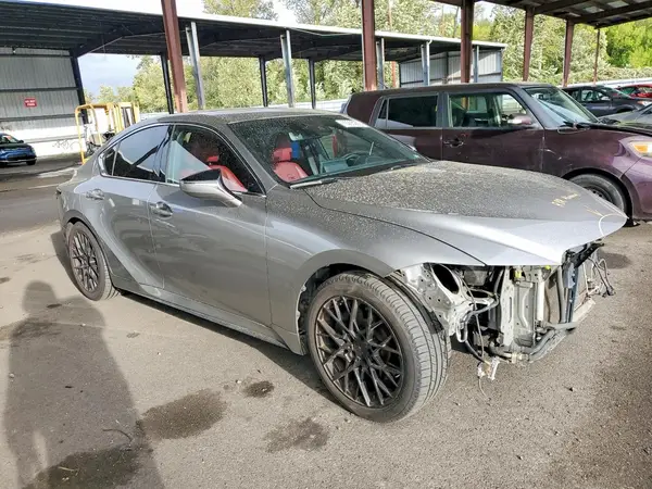 JTHCA1D22M5114228 — 2021 Lexus IS, photo 4 from Copart, Front end
