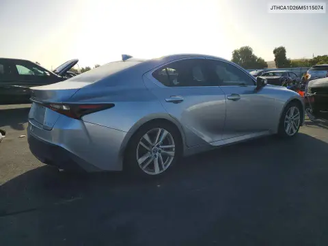 2021 Lexus Is 300 VIN JTHCA1D26M5115074 фото 3