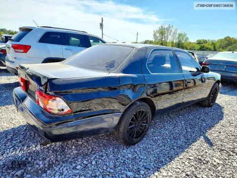 1998 Lexus Ls 400 VIN JT8BH28F6W0136856 фото 3