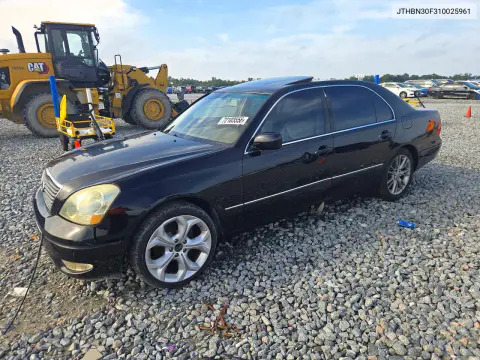 JTHBN30F310025961 — 2001 Lexus LS, Боковая часть, фото до ремонта
