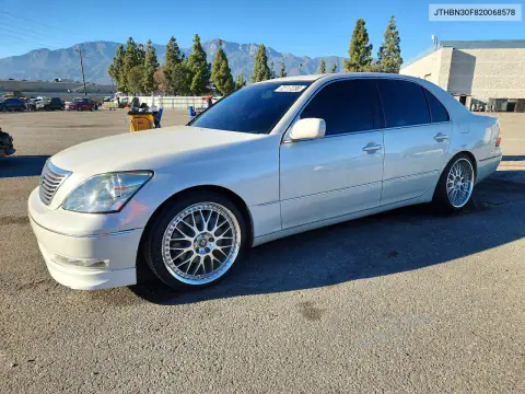 JTHBN30F820068578 — 2002 Lexus LS, Боковая часть, фото до ремонта