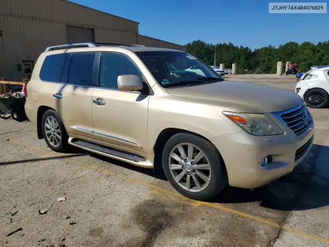 JTJHY7AX4B4076829 — 2011 Lexus LX, photo 4 from Copart, Minor dents and scratches