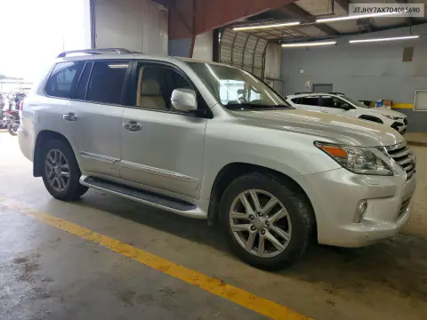 2013 Lexus Lx 570 VIN JTJHY7AX7D4085690 фото 4