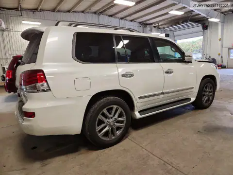 JTJHY7AX2E4162001 — 2014 Lexus LX, фото 3 с аукциона Copart, Передняя часть