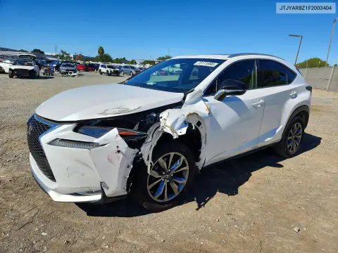 JTJYARBZ1F2003404 — 2015 Lexus NX, Передняя часть, фото до ремонта