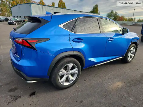 JTJBARBZXH2129964 — 2017 Lexus NX, фото 3 с аукциона Copart, ПЕРЕДНЯЯ ЧАСТЬ