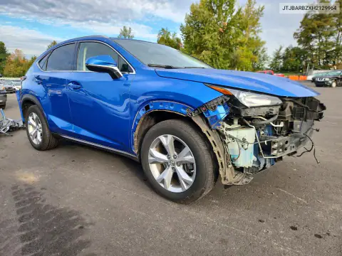 JTJBARBZXH2129964 — 2017 Lexus NX, фото 4 с аукциона Copart, ПЕРЕДНЯЯ ЧАСТЬ