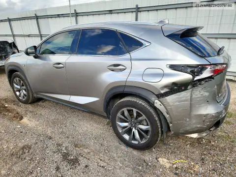 JTJYARBZ2H2078180 — 2017 Lexus NX, фото 2 с аукциона Copart, ЗАДНЯЯ ЧАСТЬ