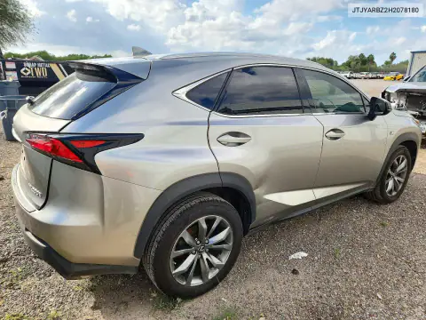 JTJYARBZ2H2078180 — 2017 Lexus NX, фото 3 с аукциона Copart, ЗАДНЯЯ ЧАСТЬ