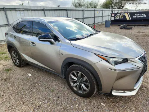 JTJYARBZ2H2078180 — 2017 Lexus NX, фото 4 с аукциона Copart, ЗАДНЯЯ ЧАСТЬ