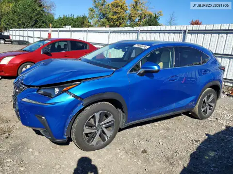 JTJBJRBZXJ2081906 — 2018 Lexus NX, Parte delantera, fotos antes de reparar