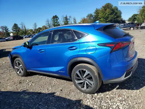 JTJBJRBZXJ2081906 — 2018 Lexus NX, foto 2 de Copart, Parte delantera